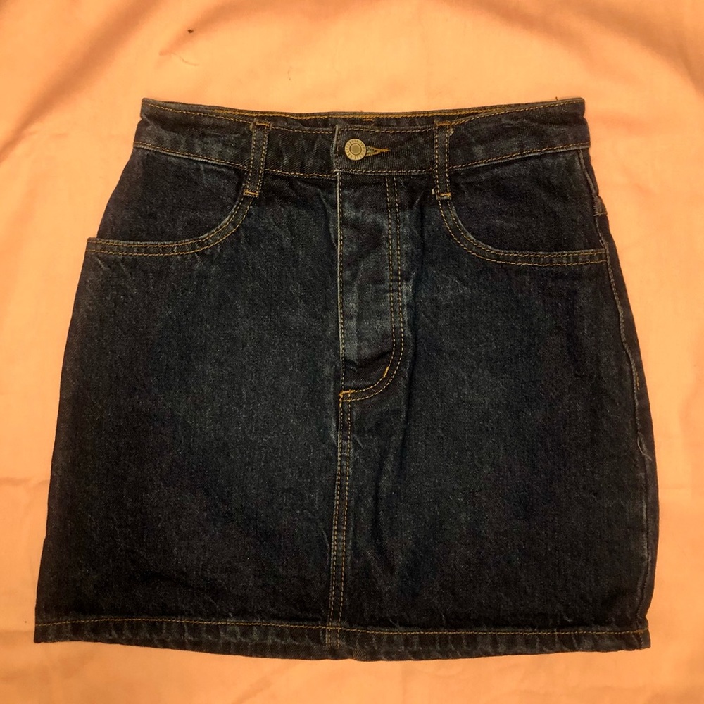 john galt denim skirt
